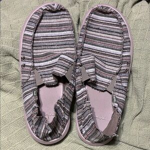 Sanuk Vagabond Sidewalk Surfer Striped Slip-On Shoes